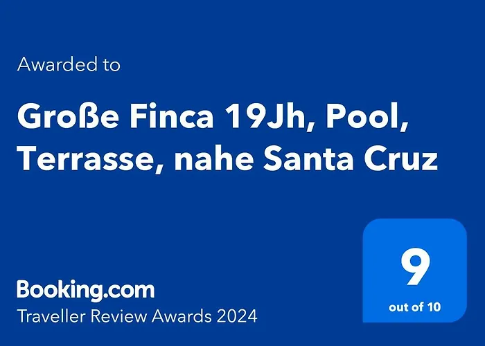 Grosse Finca 19Jh, Pool, Terrasse, Nahe Santa Cruz